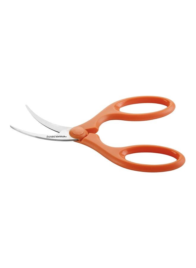 tescoma Shrimp Scissors Presto Seafood Orange/Silver 23cm - Image 1