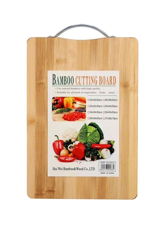 DELCASA Wooden Cutting Board Beige 22x32cm  - Image 4