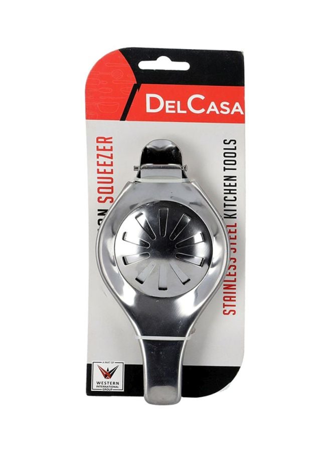 DELCASA Stainless Steel Lemon Squeezer Silver - Image 4