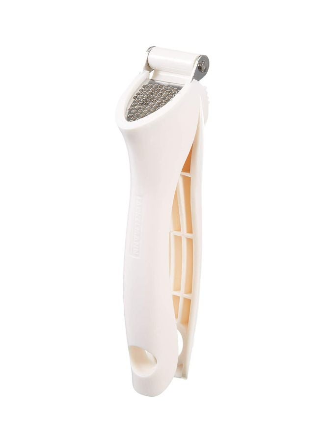 FACKELMANN - Stainless Steel Arcade Garlic Press White 17x6x3cm - Image 1