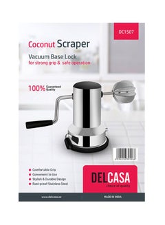 DELCASA Coconut Scraper Silver 20cm  - Image 2