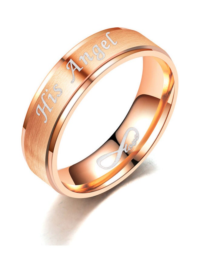 جوي شيك خاتم بطبعة تحمل عبارة "His Angel"