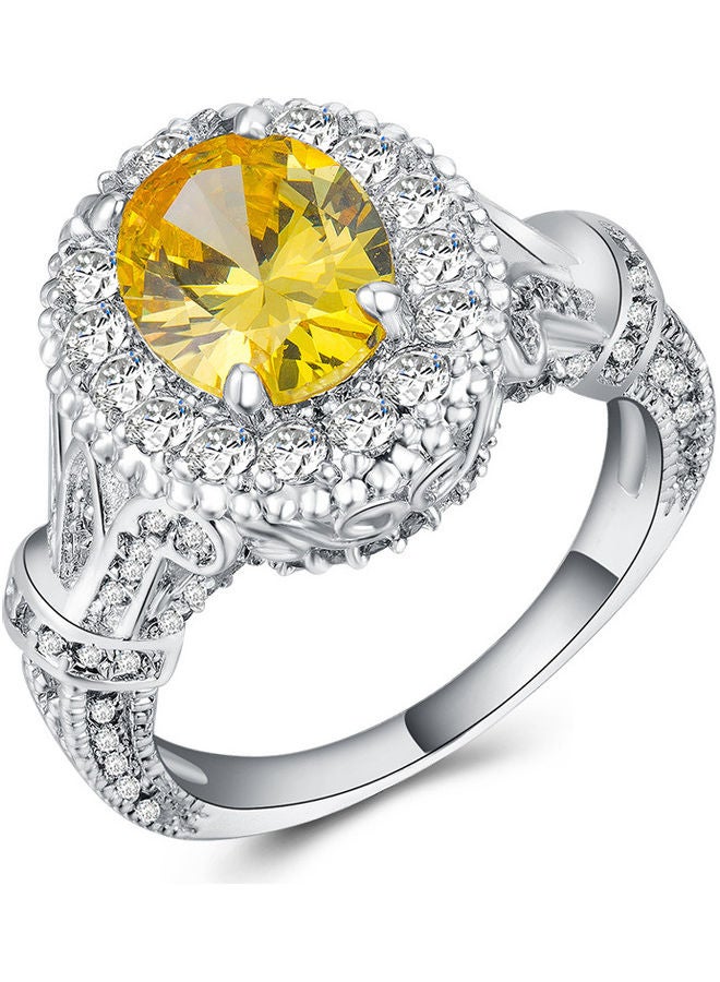 جوي شيك خاتم مرصع بالزركونيا للنساء - Image 1