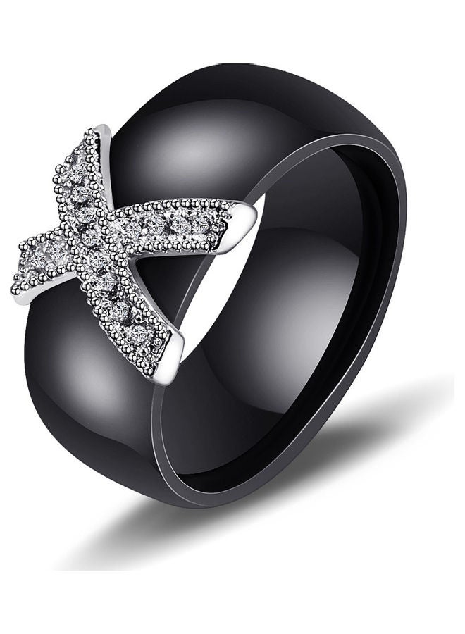 جوي شيك خاتم عاكس ناعم بتصميم أحجار متقاطعة