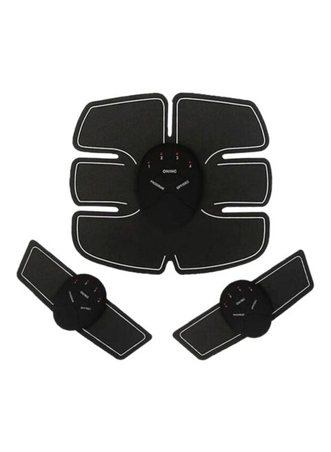 3-Piece Ems Fit Boot Toning Mobile Gym 21x10x2.3cm