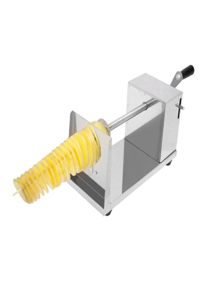 Sharpdo Manual Potato French Fry Vegetable Cutter Silver/Yellow 29x15x13cm - Image 2