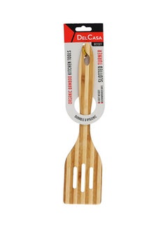 DELCASA Bamboo Slotted Turner Beige  - Image 5