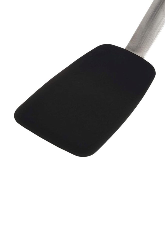 OXO Silicone Flexible Turner Black/Silver 8.25x7.92x28.57cm - Image 4