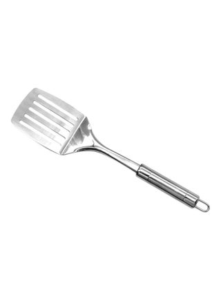 Stainless Steel Slotted Turner With Tube Handle Fish Slice Serving Spatula  RF9850 Silver 35x8x3.6cm - v1615391602/N35033900A_1