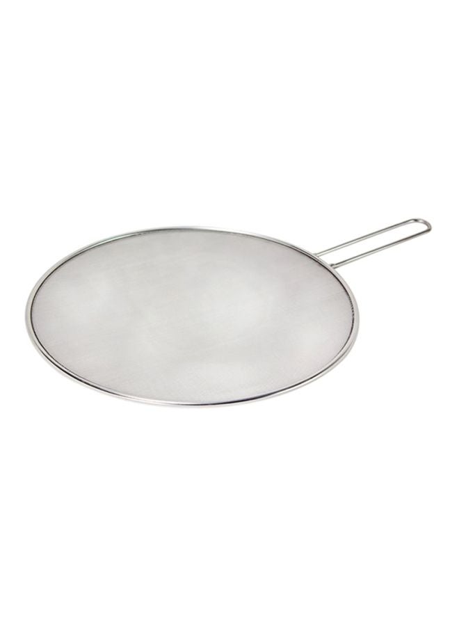 ALBERTO Stainless Steel Splatter Screen Silver 33cm - Image 1