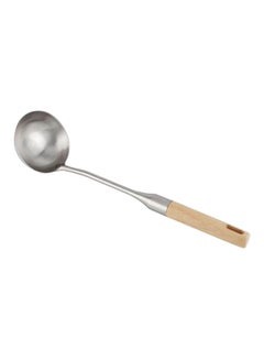 Stainless Steel Ladle With Rubber Wood Handle Silver/Beige - v1615391611/N27222829A_1