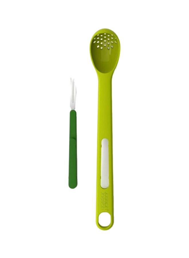 Joseph Joseph Set Of 2 Scoop And Pick Jar Spoon Green  - Image 1