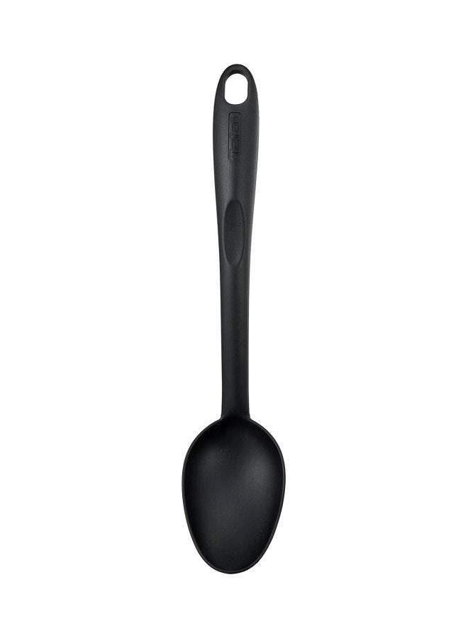 Tefal TEFAL Bienvenue Spoon | Kitcken Tool | High-Heat Resistance | Scratch-Free for Cookware | Dishwasher-Safe | Black | Plastic | Made in France | 2 Years Warranty | 2743912 Black 31cm  - Image 1