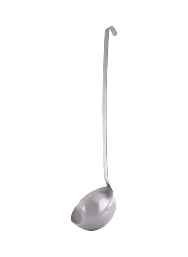 Sunnex Kitchen Heavy Duty Soup Ladle With Hooked Handle Silver 28.5cm  - Image 1