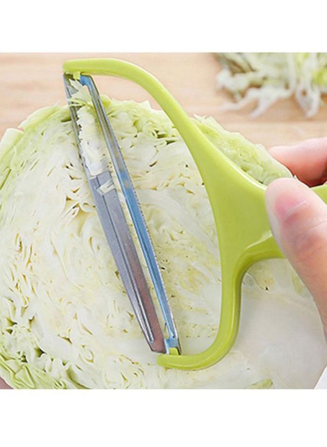 Cool Baby - Stainless Steel Vegetable Peeler Green/White 18x12cm - Image 1