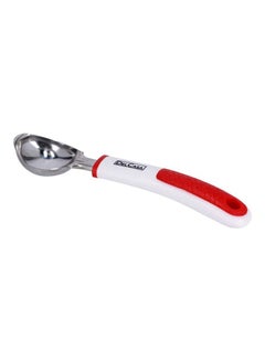 DELCASA Stainless Steel Ice Cream Scoop Red/White/Silver 9cm  - Image 3