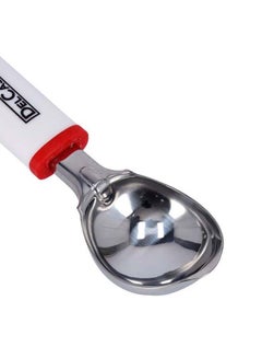DELCASA Stainless Steel Ice Cream Scoop Red/White/Silver 9cm  - Image 4