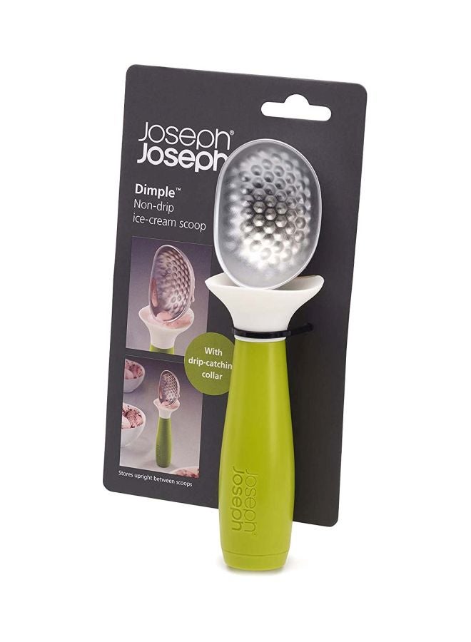 Joseph Joseph Dimple Ice Cream Scoop Green/Silver/White 18.2x5x5cm  - Image 2