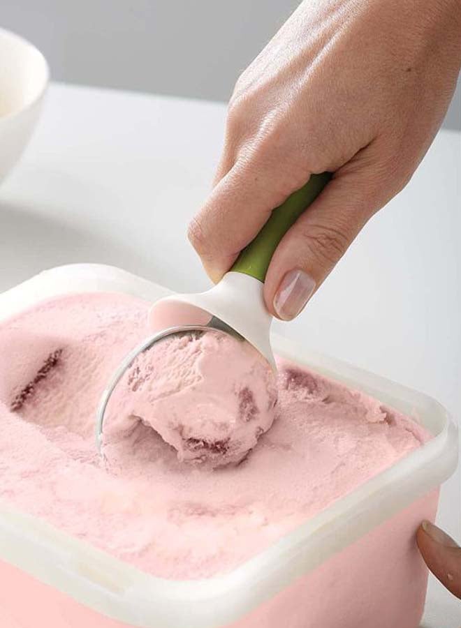 Joseph Joseph Dimple Ice Cream Scoop Green/Silver/White 18.2x5x5cm  - Image 3