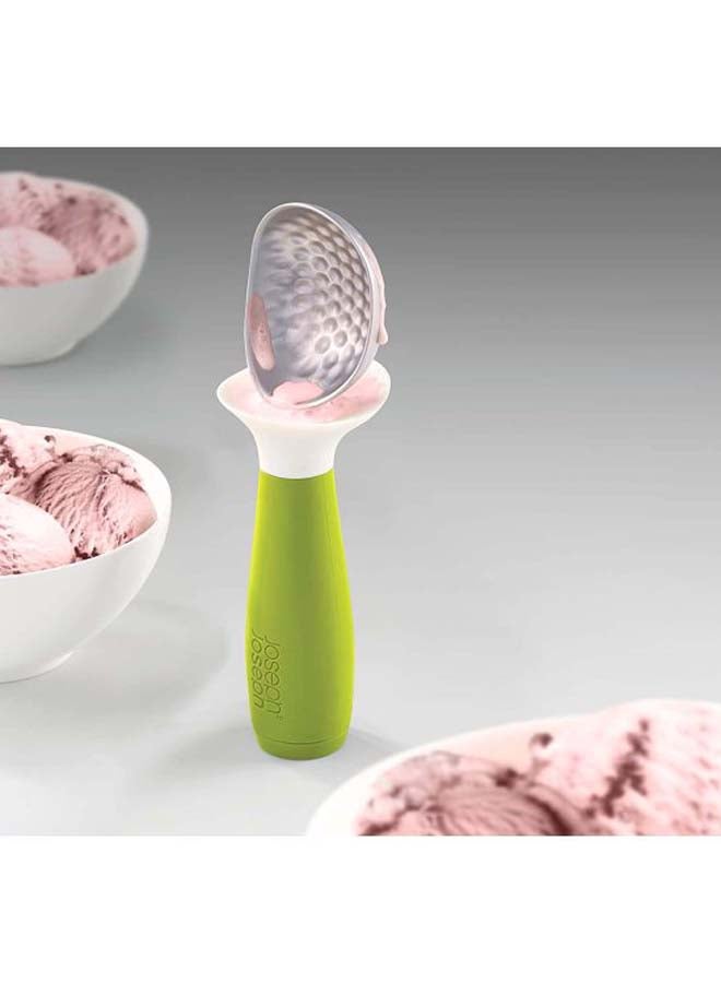 Joseph Joseph Dimple Ice Cream Scoop Green/Silver/White 18.2x5x5cm  - Image 4