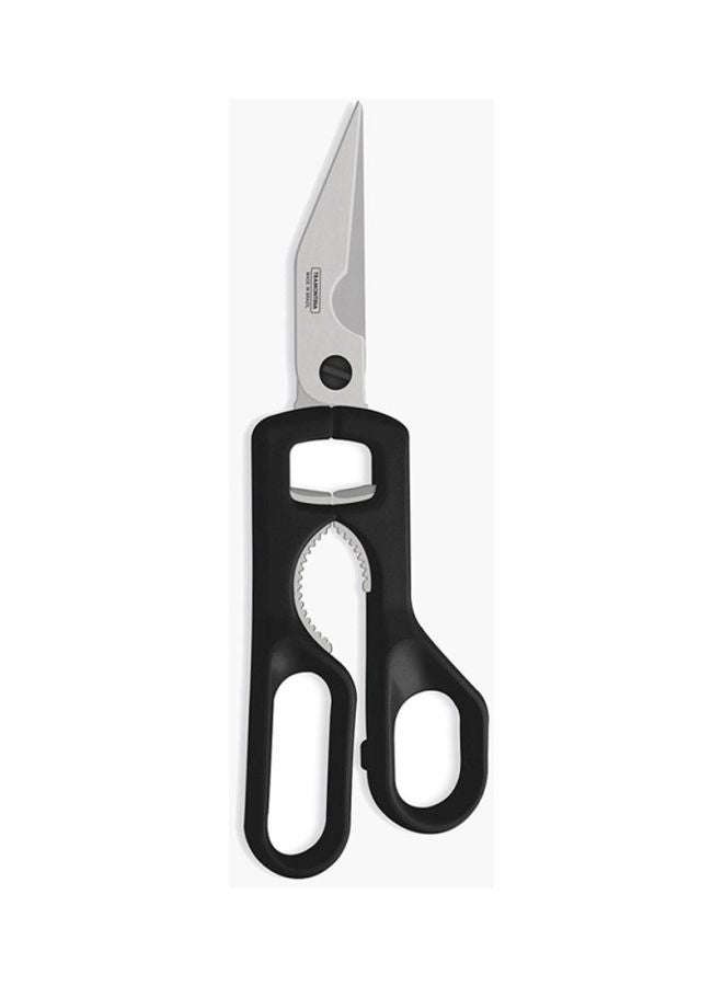 TRAMONTINA Supercort 9 Inches Household Scissors with Stainless Steel Blades and Black Polypropylene Handle Black/Silver  - Image 2