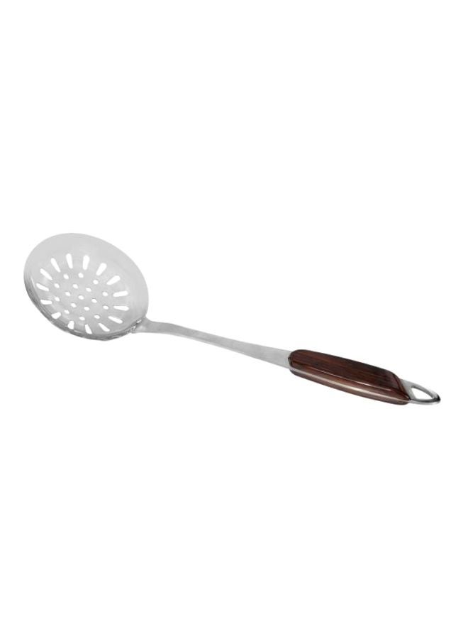 Royalford - Stainless Steel Skimmer Silver/Brown 35.5x11.5cm - Image 1