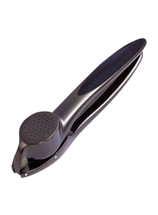 Royalford Garlic Press Zinc Alloy+Tpr Handle 100% Food Grade Material 16X2.8X4 Cm Grey 72cm - Image 2