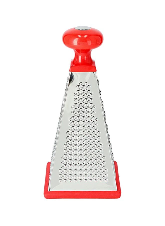 DELCASA 4 Side Tower Grater Silver/Red 9inch  - Image 2