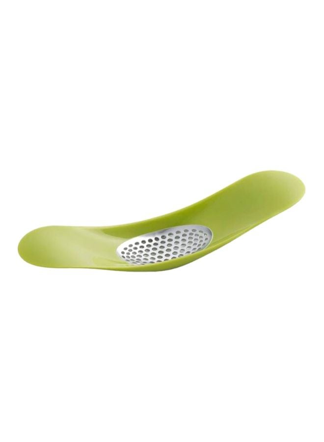 Joseph Joseph Garlic Masher Green/Silver 23.6x4.1x9.9cm  - Image 1