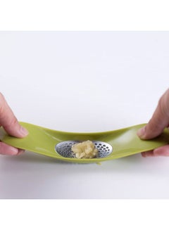 Joseph Joseph Rocker Garlic Crusher Green/Silver 9x3.5x5cm  - Image 4