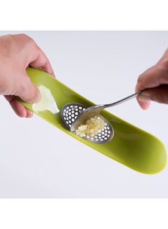 Joseph Joseph Rocker Garlic Crusher Green/Silver 9x3.5x5cm  - Image 5