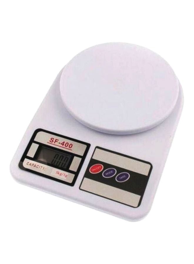 Beauenty Electronic Digital Weighing Kitchen Scale White