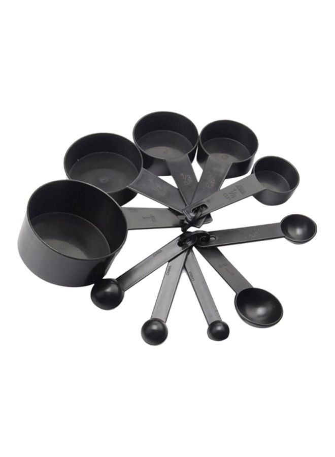 Cool Baby - 10-Piece Plastic Measuring Cups Black 200grams - Image 1