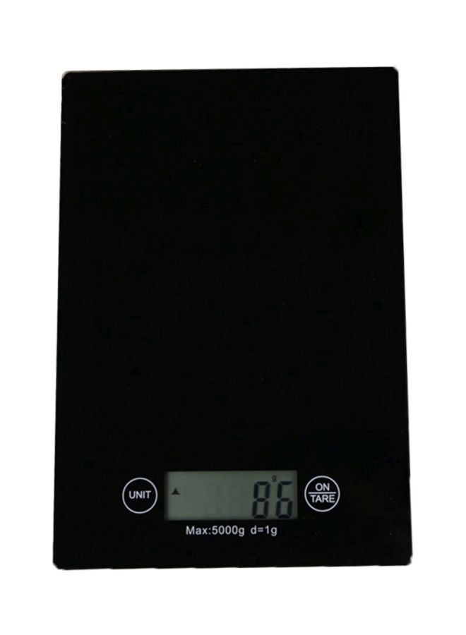 Sharpdo Digital Kitchen Food Scale Black 23x16x2cm - Image 1