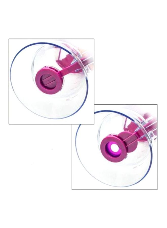 Sharpdo - Batter Dispenser Clear/Pink 20x12x22cm - Image 1