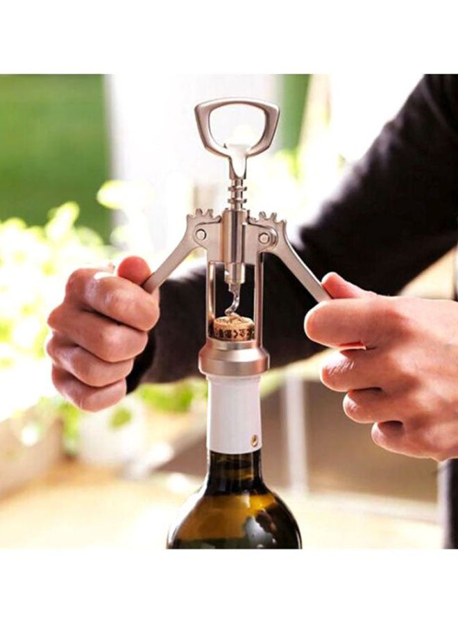 بيوينتي فتاحة زجاجات من الستانلس ستيل فضي / شفاف 11x6سم - Image 3