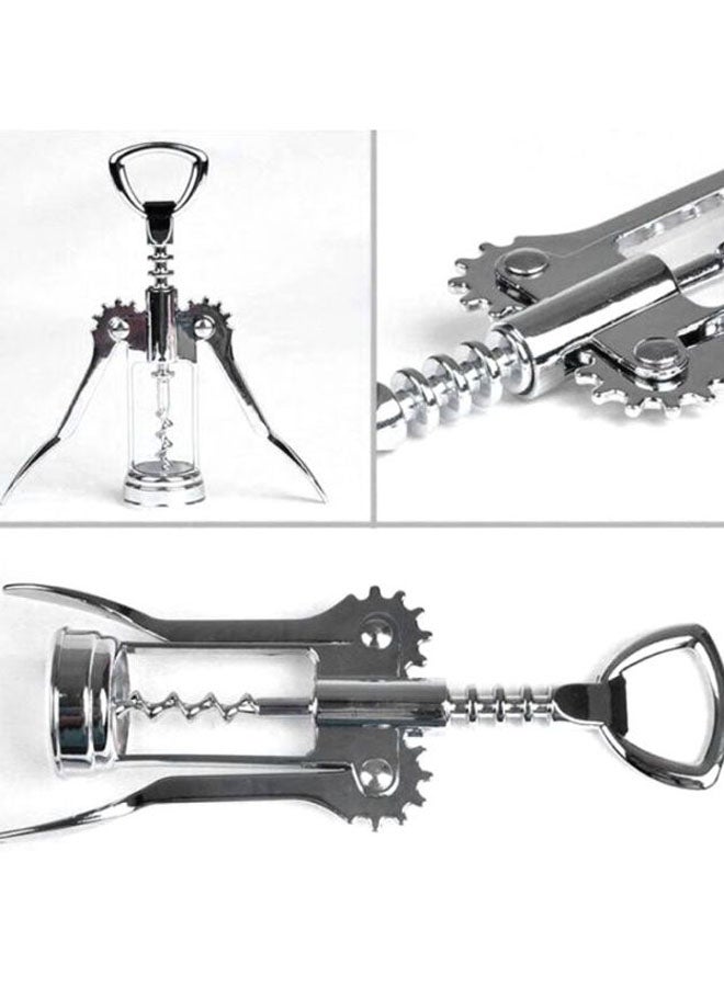 بيوينتي فتاحة زجاجات من الستانلس ستيل فضي / شفاف 11x6سم - Image 5