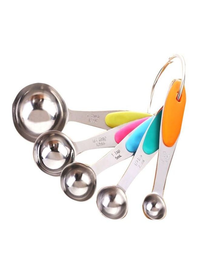 Beauenty Kitchen Supplies 10Pcs Measuring Cups And Spoons Stainless Steel Thickness Kitchen Supplies multicolour  - Image 1