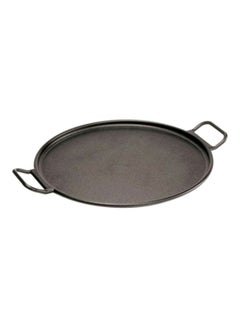 LODGE Cast Iron Pizza Tray Black 46.84x3.18x37.47cm  - Image 1