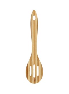 DELCASA Bamboo Slotted Spoon Beige/Brown  - Image 2