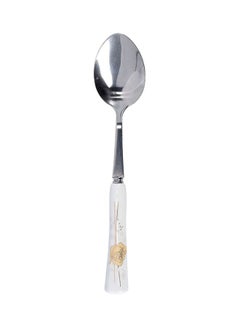 DELCASA 6-Piece Dinner Spoon Set White/Yellow  - Image 3
