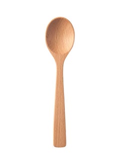 MUJI Beech Dessert Spoon Beige 16.5cm  - Image 1