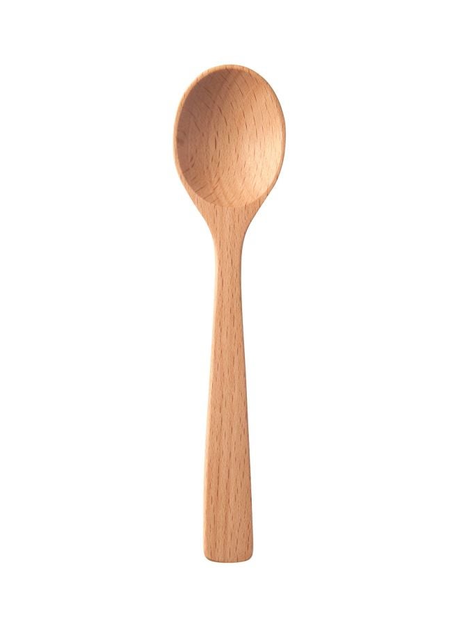 MUJI Beech Dessert Spoon Beige 16.5cm  - Image 1