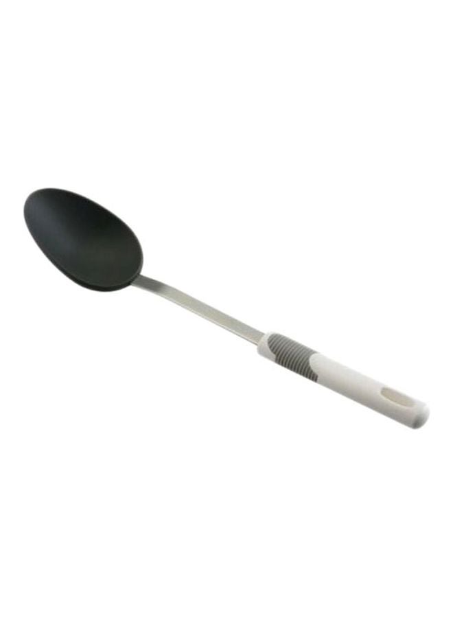 Prestige Progrip Nylon Head Solid Spoon Silver/Black/White 7x14.6cm - Image 2
