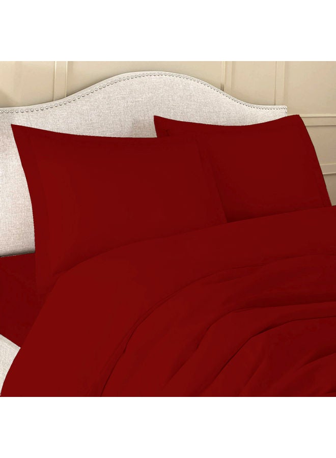 مصر طقم لحاف من 3 قطع قطن أحمر 53 X  78بوصة - Image 3