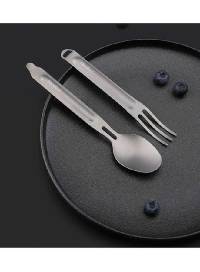 Xiaomi Portable Titanium Spork Silver 20x4x7cm - Image 2
