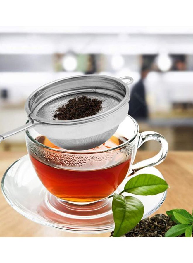 راج مصفاة شاي كلاسيكية فضي 9سم - Image 2