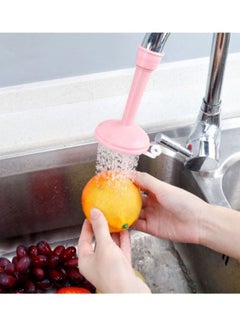 Sharpdo Splash-Proof Faucet Shower Filter Pink/White 10x6.5x6.5cm  - Image 3