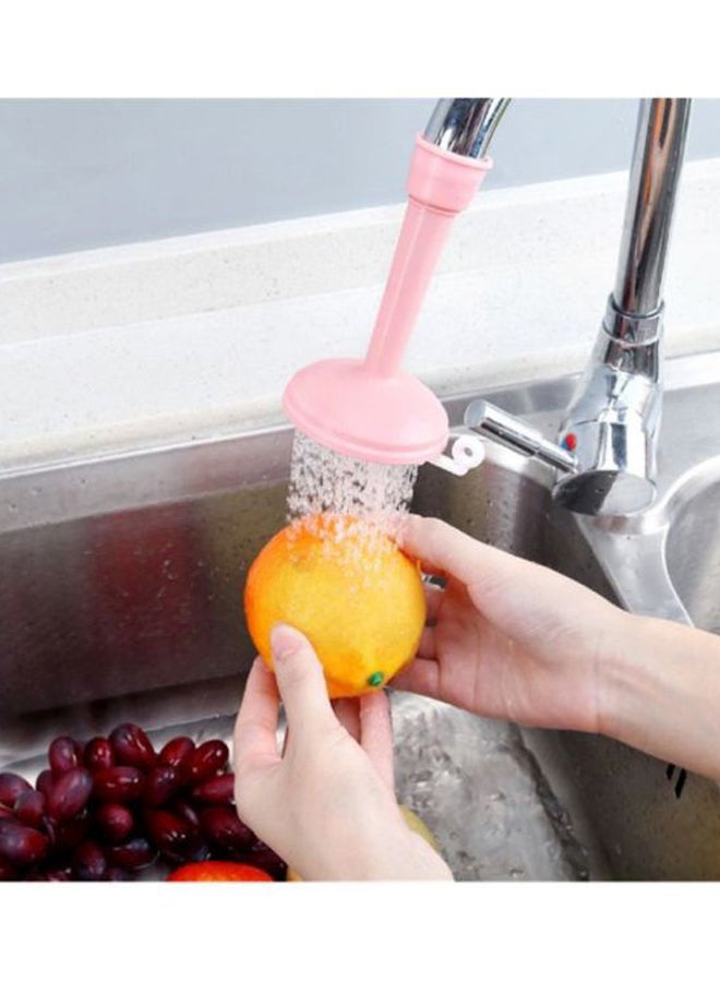 Sharpdo Splash-Proof Faucet Shower Filter Pink/White 10x6.5x6.5cm  - Image 3