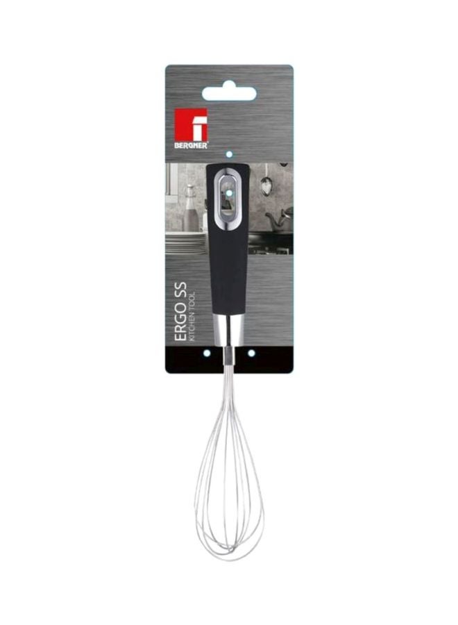 BERGNER Ergo SS Egg Whisk Silver/Black 28.5cm  - Image 3